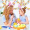 50FT Easter Tinsel Garland Hanging Streamers Decorations for Tree Stairs Mantle Hanging Oranment Outdoor Indoor Party Supplies (Rabbit)